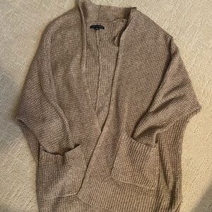 Brown oversized cardigan